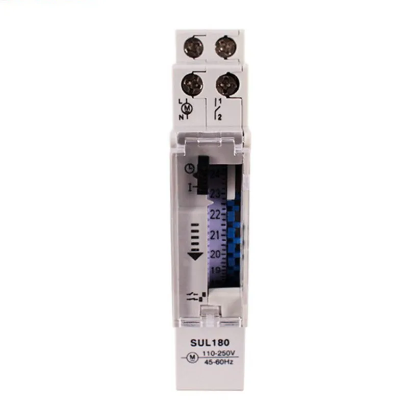 New SUL180a 15 Minutes Mechanical Timer 24 Hours Programmable Din Rail Timer Time Switch Relay Measurement Analysis Instruments
New SUL180a 15 Minutes Mechanical Timer 24 Hours Programmable Din Rail Timer Time Switch Relay Measurement Analysis Instruments