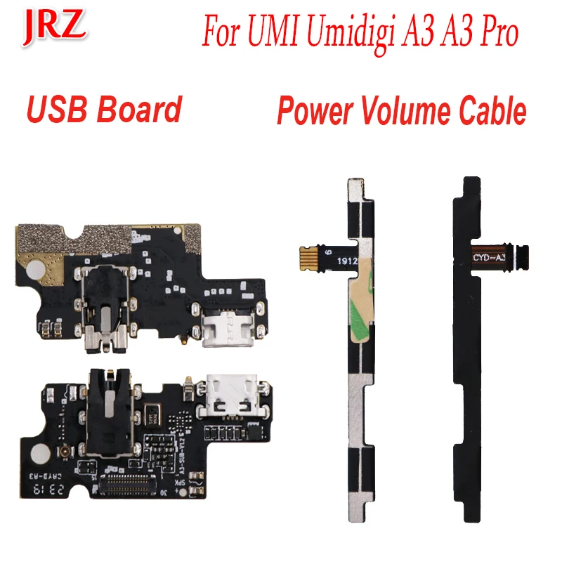 Для UMI Umidigi A3 Pro разъем платы зарядка через USB Порты и разъёмы Боковая кнопка