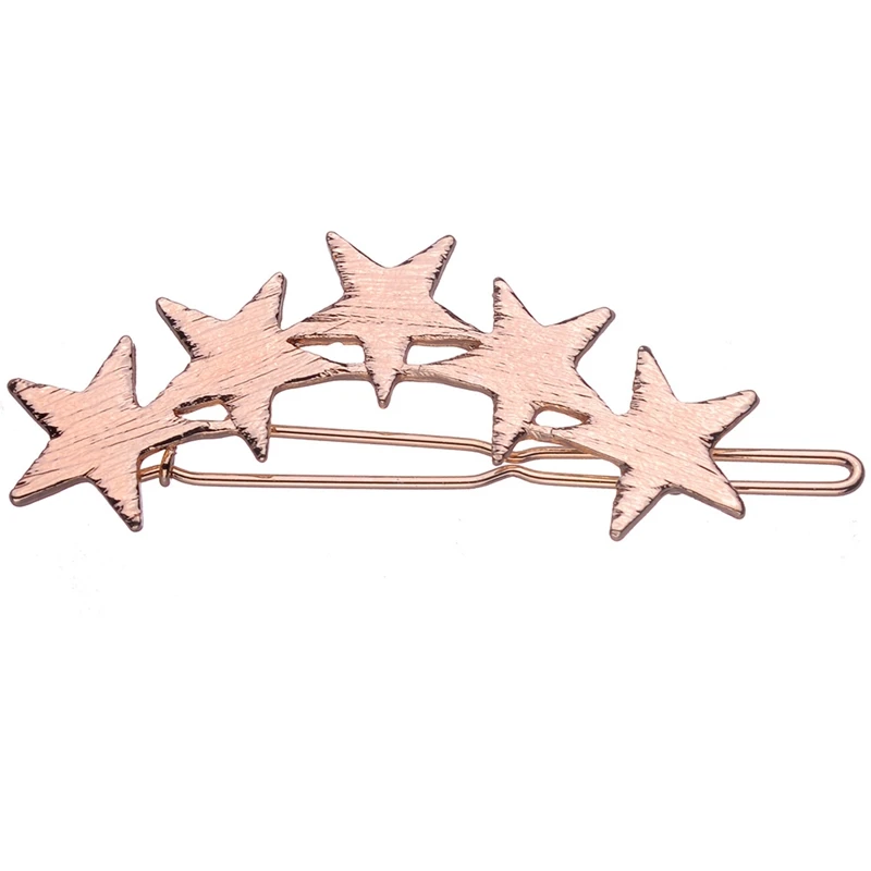 1PC New Fashion Alloy Stars Barrettes Women Vintage Clips Silver Gold Hairpins Hairgrips Hair Accessories For Lady Girls | Украшения и