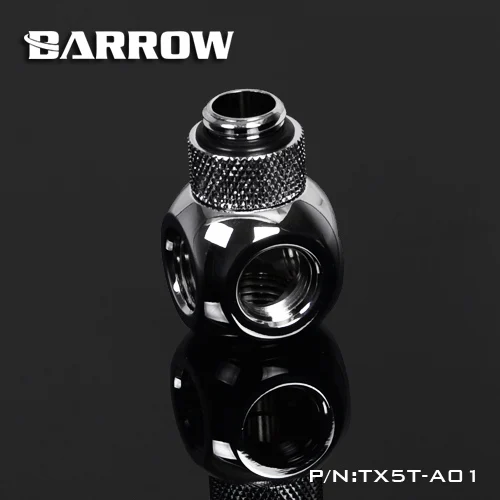 Barrow TX5T-A01 G1 / 4 "X5, поворотный 5-ходовой кубический удлинитель для сиденья с водяным охлаждением, компьютерные аксессуары
Barrow TX5T-A01 G1 / 4 "X5, поворотный 5-ходовой кубический удлинитель для сиденья с водяным охлаждением, компьютерные аксессуары
