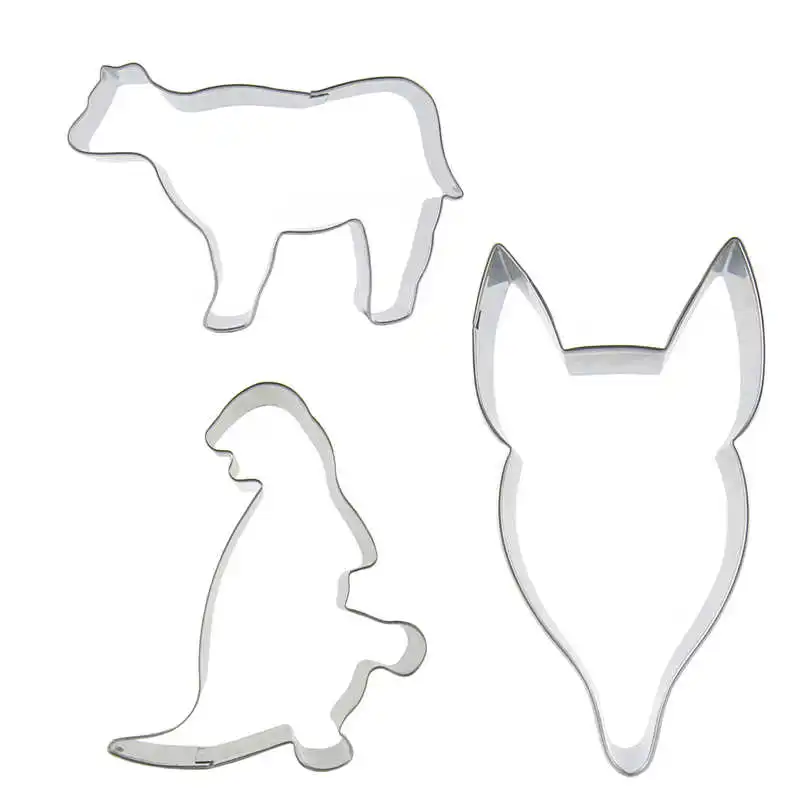 Як, тираннозавр рекс, лисица в форме головы 3 шт бисквитные режущие формы, инструменты для выпечки, украшения торта мягкие инструменты для из...
Як, тираннозавр рекс, лисица в форме головы 3 шт бисквитные режущие формы, инструменты для выпечки, украшения торта мягкие инструменты для из...