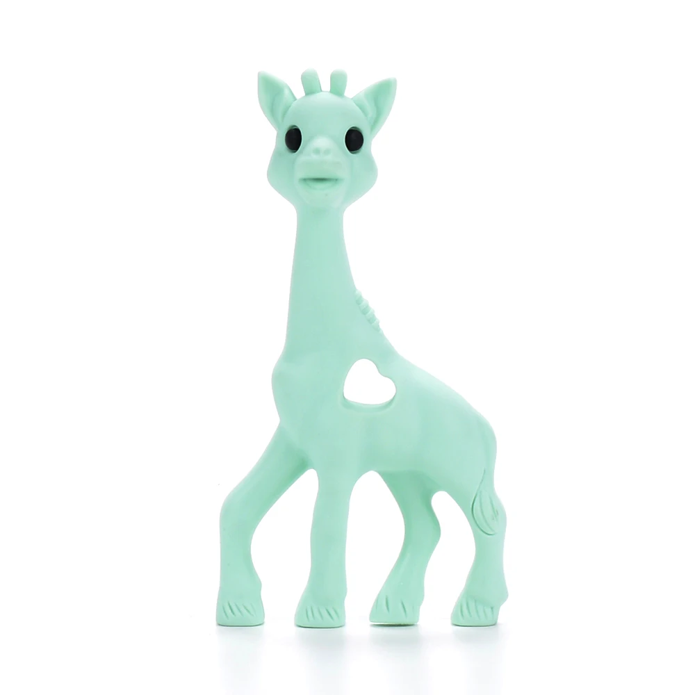 Силиконовый Прорезыватель жирафа Мягкий 1 шт. детская игрушка для прорезывания