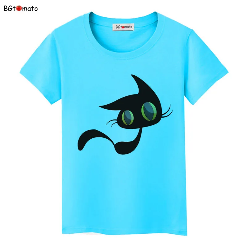 BGtomato New lovely black cat cartoon t shirts cool elegant summer shirts Brand good quality casual top tees
BGtomato New lovely black cat cartoon t shirts cool elegant summer shirts Brand good quality casual top tees