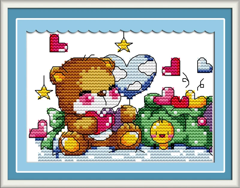 A Baby bear(2) cross stitch kit cartoon 14ct 11ct count print canvas stitching embroidery DIY handmade needlework plus
A Baby bear(2) cross stitch kit cartoon 14ct 11ct count print canvas stitching embroidery DIY handmade needlework plus