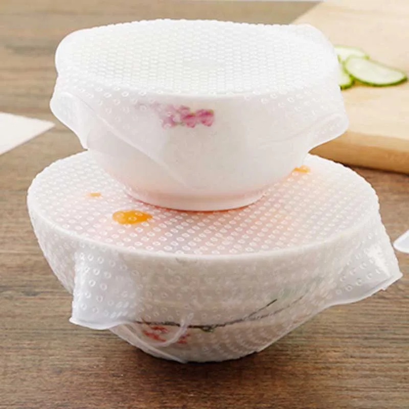 Silicone Seal Cover Transparent Refrigerator Wrap Food Grade Bowl Microwave Heating Lid Stretch Fresh Cover Kitchen Tools
Silicone Seal Cover Transparent Refrigerator Wrap Food Grade Bowl Microwave Heating Lid Stretch Fresh Cover Kitchen Tools