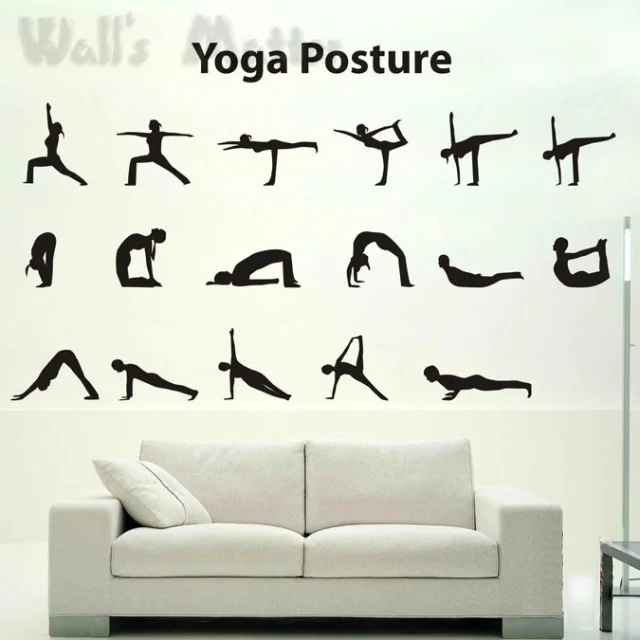 Free mail Hot Yoga posture decor sticker wall sticker home decal Unique removable vinly wall paper wall decoration
Free mail Hot Yoga posture decor sticker wall sticker home decal Unique removable vinly wall paper wall decoration