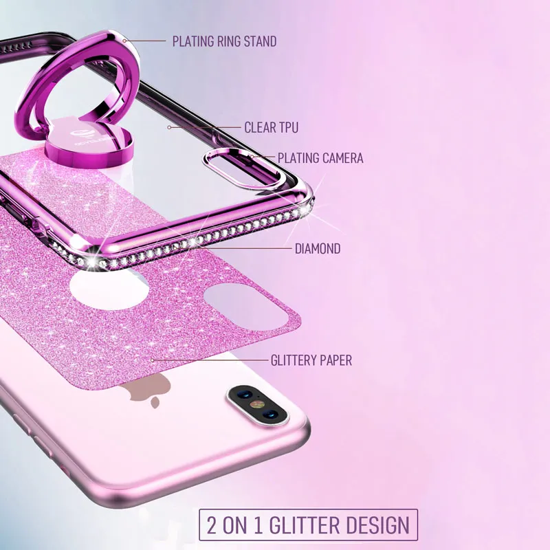 For iphone X Luxury 360 degree Heart-shape Kickstand&a lanyard Glitter Rhinestone Bling Cute cases cover for iphone ten case
For iphone X Luxury 360 degree Heart-shape Kickstand&a lanyard Glitter Rhinestone Bling Cute cases cover for iphone ten case