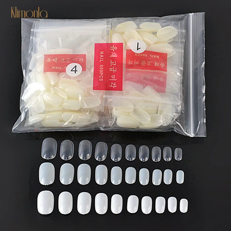 600pcs Natural Round Head Nail Art Tips Full Cover False Nails 10 Sizes Fake Nails Faux Ongles Acrylic Manicure Salon Tools
600pcs Natural Round Head Nail Art Tips Full Cover False Nails 10 Sizes Fake Nails Faux Ongles Acrylic Manicure Salon Tools