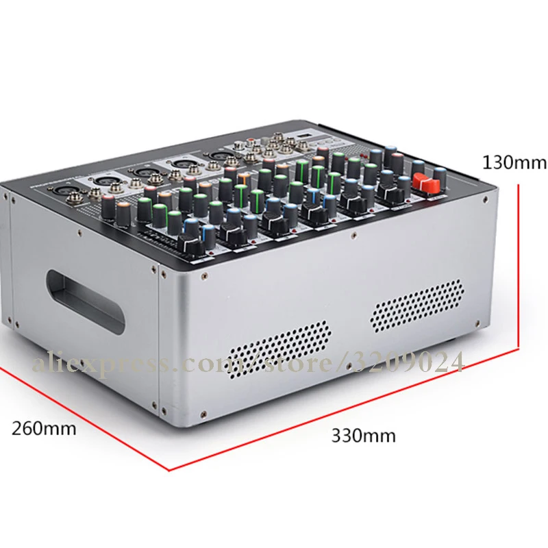 Professional 7 Channel Mixer Band 2 Wireless Microphone Bluetooth Stage Performance High-power Multi-function Mixer
Professional 7 Channel Mixer Band 2 Wireless Microphone Bluetooth Stage Performance High-power Multi-function Mixer
