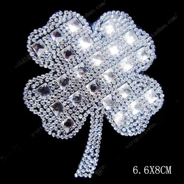 2pc/lot Clover patch transfer on design iron on transfers motif hot fix rhinestone mot design stone
2pc/lot Clover patch transfer on design iron on transfers motif hot fix rhinestone mot design stone