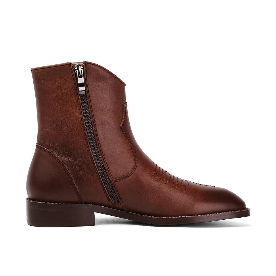EshtonShero Shoes Woman Women Ankle Boots Square Low Heels Cow Leather Pointed Toe Ladies Motorcycle Riding Boots Size 3-8
EshtonShero Shoes Woman Women Ankle Boots Square Low Heels Cow Leather Pointed Toe Ladies Motorcycle Riding Boots Size 3-8