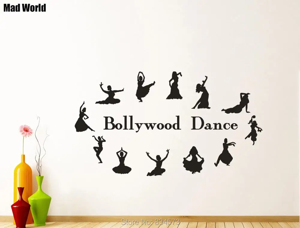 Mad World-Bollywood Belly Dance Silhouettes Wall Art Stickers Wall Decals Home DIY Decoration Removable Room Decor Wall Stickers
Mad World-Bollywood Belly Dance Silhouettes Wall Art Stickers Wall Decals Home DIY Decoration Removable Room Decor Wall Stickers