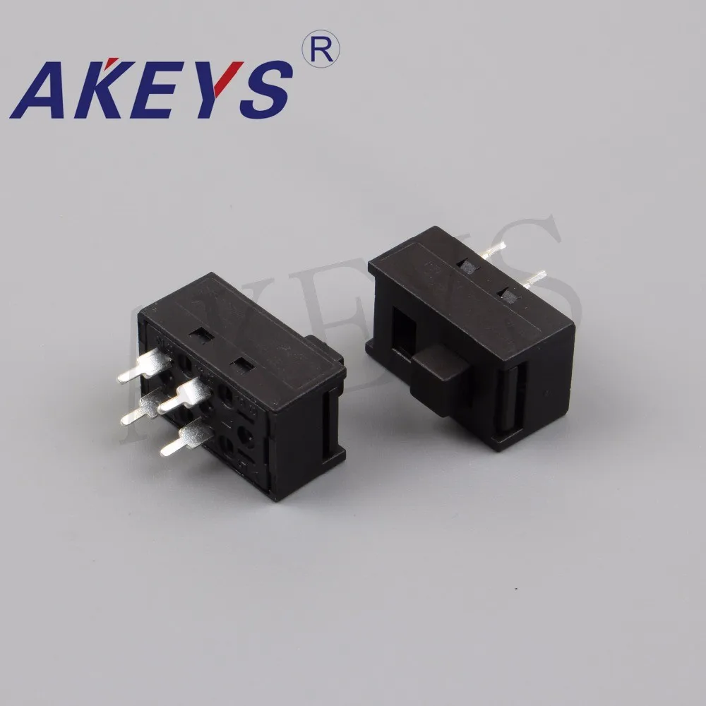 10PCS SS-22N02 High current toggle switch DIP 2 position 6 pin 230V-115V 2P2T slide switch SS-22N06
10PCS SS-22N02 High current toggle switch DIP 2 position 6 pin 230V-115V 2P2T slide switch SS-22N06