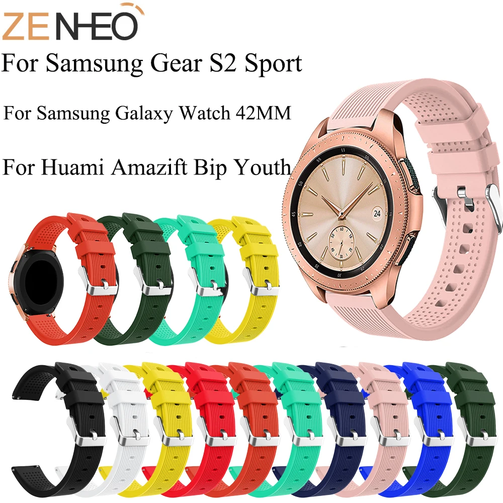 Силиконовый ремешок 20 мм для Samsung Galaxy Watch 42 мм, мягкий сменный ремешок на запястье для Samsung Gear S2
Силиконовый ремешок 20 мм для Samsung Galaxy Watch 42 мм, мягкий сменный ремешок на запястье для Samsung Gear S2