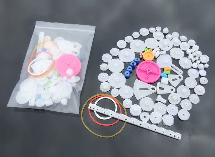 Редуктор для двигателя SKYRAY 85 шт. пластиковый редуктор DIY модель робота редуктора