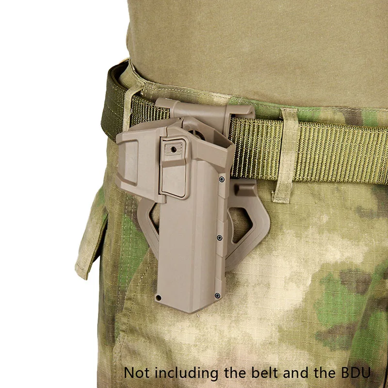 PPT Movable Holster Tactical Gun Pistol Holster Belt Gun Waist Holster Protection for Glock 17 19 Hunting BK DE GZ7-0057
PPT Movable Holster Tactical Gun Pistol Holster Belt Gun Waist Holster Protection for Glock 17 19 Hunting BK DE GZ7-0057