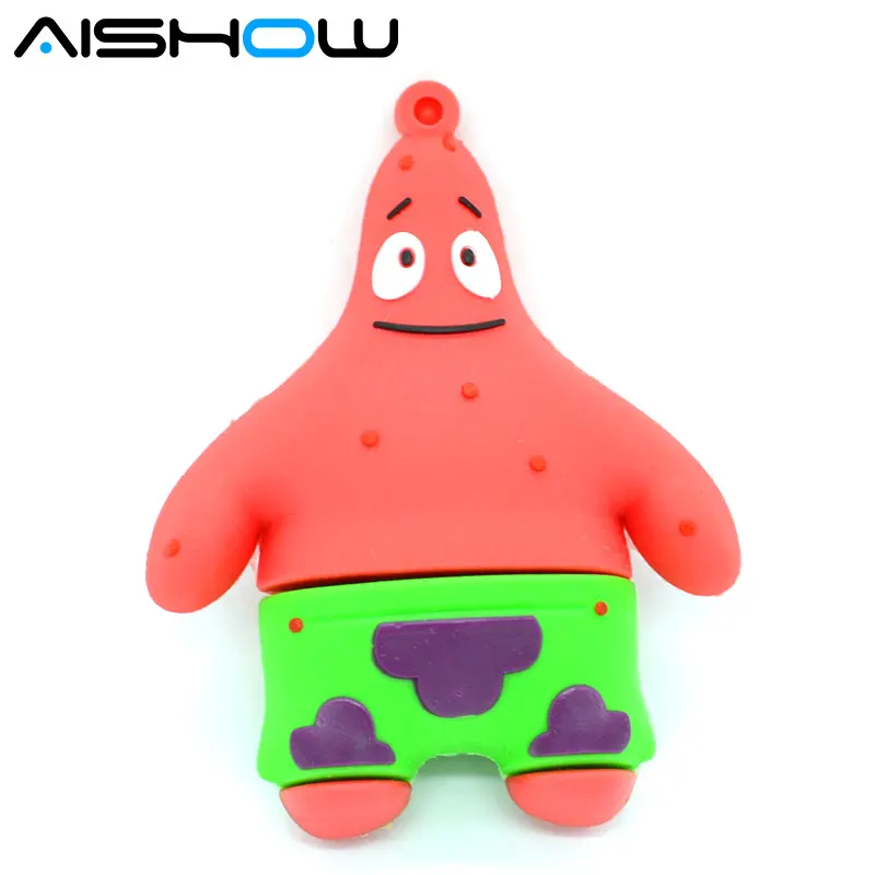 Patrick Star cute Cartoon USB 2.0 Flash Drive/U Disk/creative Pendrive/Memory Stick/Disk/Gift 4GB 8GB 16GB 32GB 64GB
Patrick Star cute Cartoon USB 2.0 Flash Drive/U Disk/creative Pendrive/Memory Stick/Disk/Gift 4GB 8GB 16GB 32GB 64GB