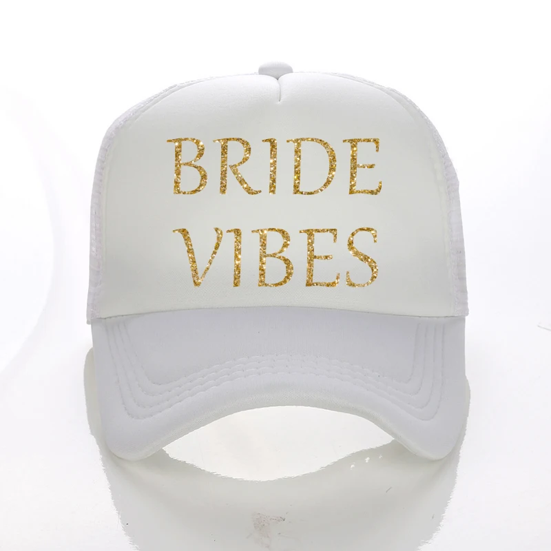 DongKing Free Shipping BRIDE VIBES Gold Glitter Letters Trucker Caps Summer Mesh Baseball Cap Adjustable Hip Hop For Men Women
DongKing Free Shipping BRIDE VIBES Gold Glitter Letters Trucker Caps Summer Mesh Baseball Cap Adjustable Hip Hop For Men Women