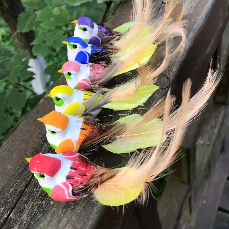 12pcs/12*3CM,Artificial Foam Feathers Mini Birds,Decorative fake Bird for Wedding Birthday Party Garden Decoration accessories
12pcs/12*3CM,Artificial Foam Feathers Mini Birds,Decorative fake Bird for Wedding Birthday Party Garden Decoration accessories