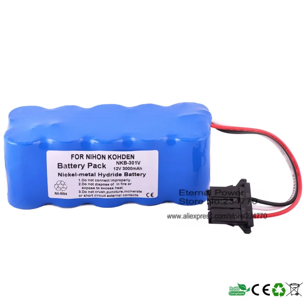 Замена для Nihon Kohden Defibrillator TEC 5531K 7731 7731C 7700 7621K 7621 7621C NKB 301V батареи|defibrillator nihon