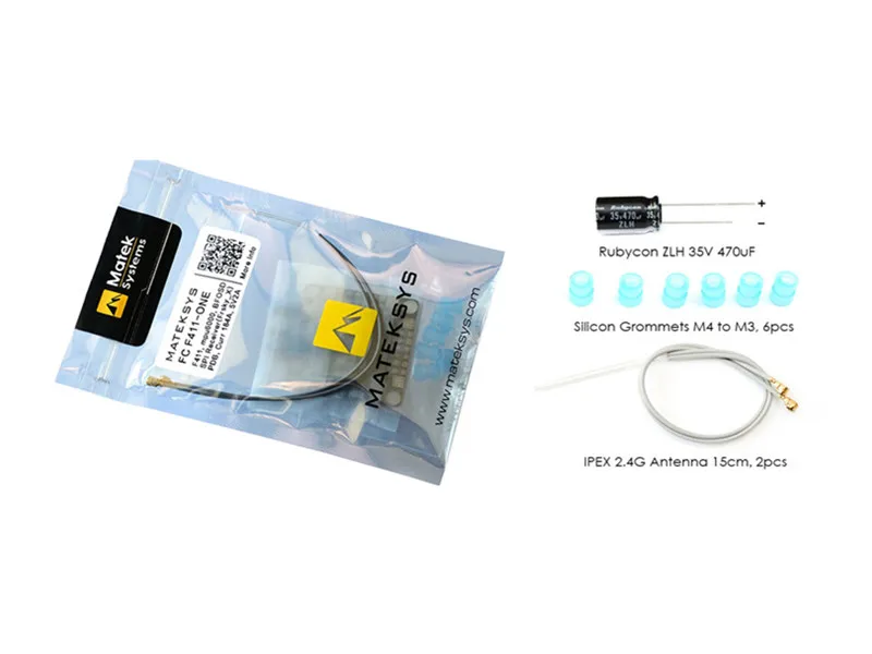 Matek MATEKSYS F4 F411 Flight Controller F411-ONE STM32F411 MPU6000 INAVOSD BMP280 for FPV Racing Drone Quadcopter
Matek MATEKSYS F4 F411 Flight Controller F411-ONE STM32F411 MPU6000 INAVOSD BMP280 for FPV Racing Drone Quadcopter