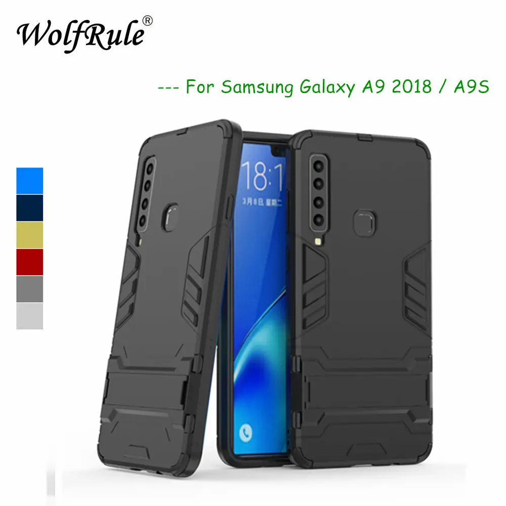 WolfRule For Case Samsung Galaxy A9 2018 Cover Soft Silicone + Plastic Kickstand Fundas Back Case For Samsung Galaxy A9S Case
WolfRule For Case Samsung Galaxy A9 2018 Cover Soft Silicone + Plastic Kickstand Fundas Back Case For Samsung Galaxy A9S Case