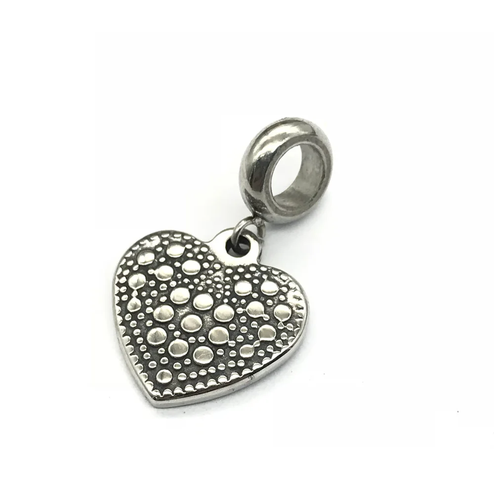 Never Fade 316l Stainless Steel Vintage Carving Heart Big Hole Floating Dangles Pendants Charms For DIY Bracelets Necklace
Never Fade 316l Stainless Steel Vintage Carving Heart Big Hole Floating Dangles Pendants Charms For DIY Bracelets Necklace