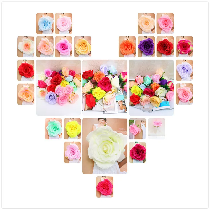24pcs10cm Rose Artificial Flower Bouquet Multi color Rose FOR Wedding Home Decoration Garden Party Decor Valentine's Day Gifts
24pcs10cm Rose Artificial Flower Bouquet Multi color Rose FOR Wedding Home Decoration Garden Party Decor Valentine's Day Gifts