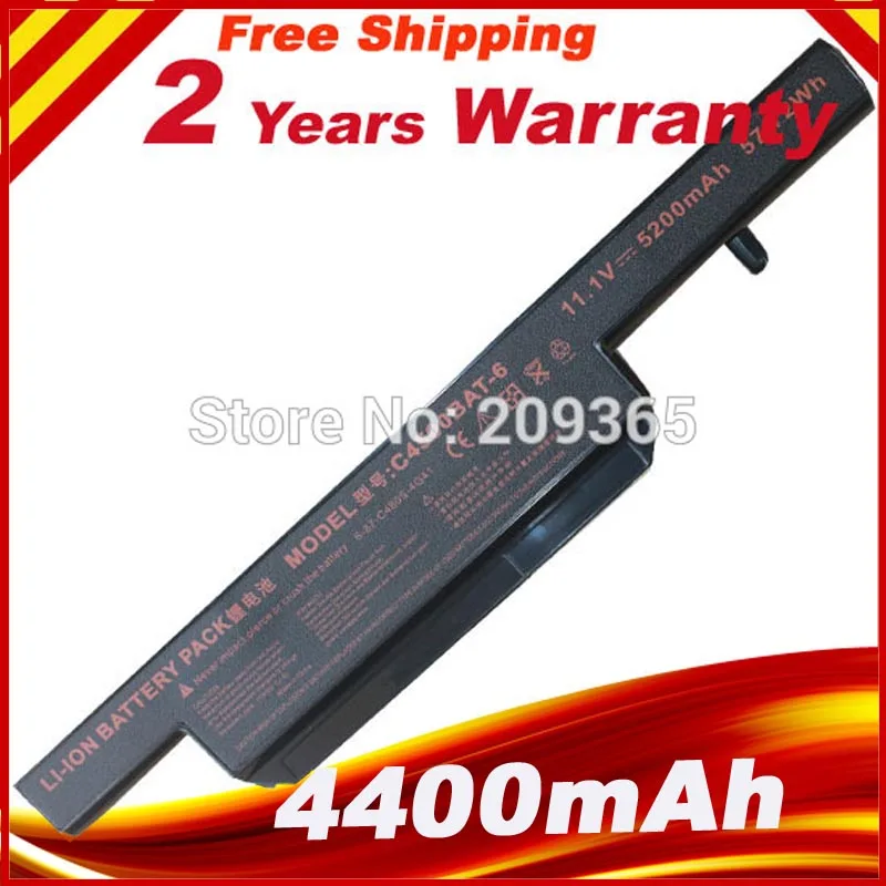 Brand New Laptop Battery C4500BAT-6 C4500BAT6 6-87-C480S-4P4 for Clevo C4500 C4500 C4500Q W150 W150DAQ W150HNM W150HNQ
Brand New Laptop Battery C4500BAT-6 C4500BAT6 6-87-C480S-4P4 for Clevo C4500 C4500 C4500Q W150 W150DAQ W150HNM W150HNQ