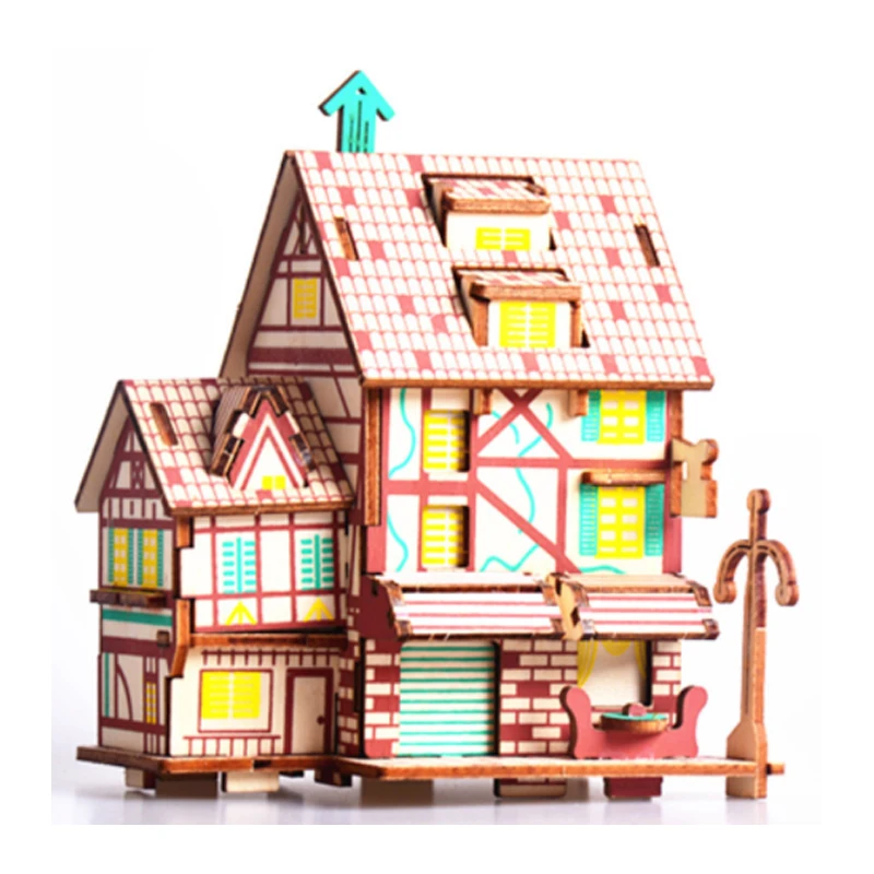DIY Model toys 3D Wooden Puzzle-French coffee house Wooden Kits Puzzle Game Assembling Toys Gift for Kids Adult P19
DIY Model toys 3D Wooden Puzzle-French coffee house Wooden Kits Puzzle Game Assembling Toys Gift for Kids Adult P19
