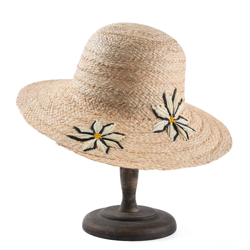 ROSELUOSI Women Wide Brim Beach Hats 2019 Spring Summer Sun Hat Fashion Flower Embroidery Straw Hat Sombrero Mujer Verano
ROSELUOSI Women Wide Brim Beach Hats 2019 Spring Summer Sun Hat Fashion Flower Embroidery Straw Hat Sombrero Mujer Verano