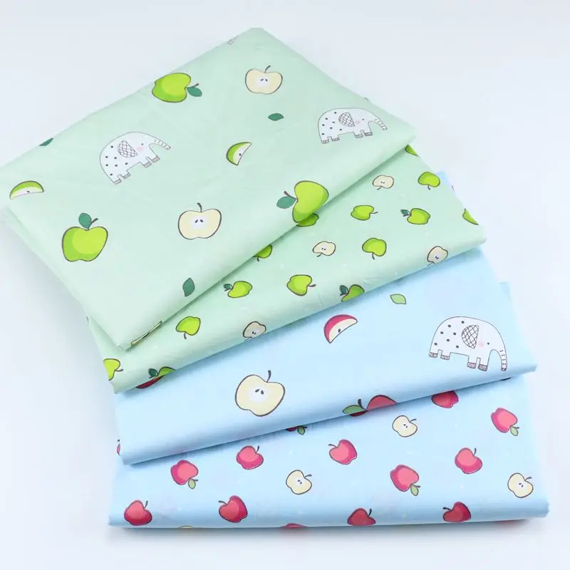 Apple Printed 100% Cotton Fabric Meters For Girl Dress Sewing Patchwork Quilting Cloth Baby Bedding Sheet Tissue D30
Apple Printed 100% Cotton Fabric Meters For Girl Dress Sewing Patchwork Quilting Cloth Baby Bedding Sheet Tissue D30