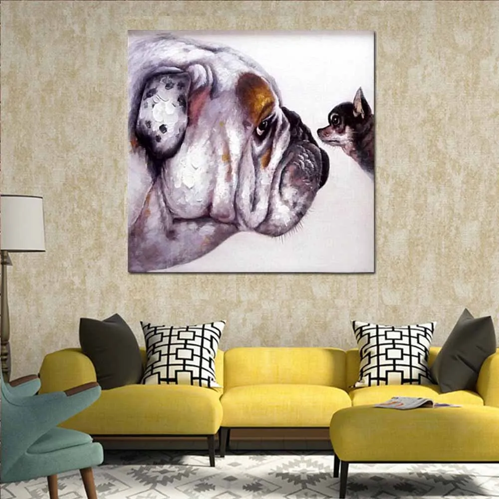 Hand Painted Modern Abstract Cartoon Art Sharpei Oil Painting on Canvas Sharpei Dog Wall Picture Children's Room Home Wall Decor
Hand Painted Modern Abstract Cartoon Art Sharpei Oil Painting on Canvas Sharpei Dog Wall Picture Children's Room Home Wall Decor