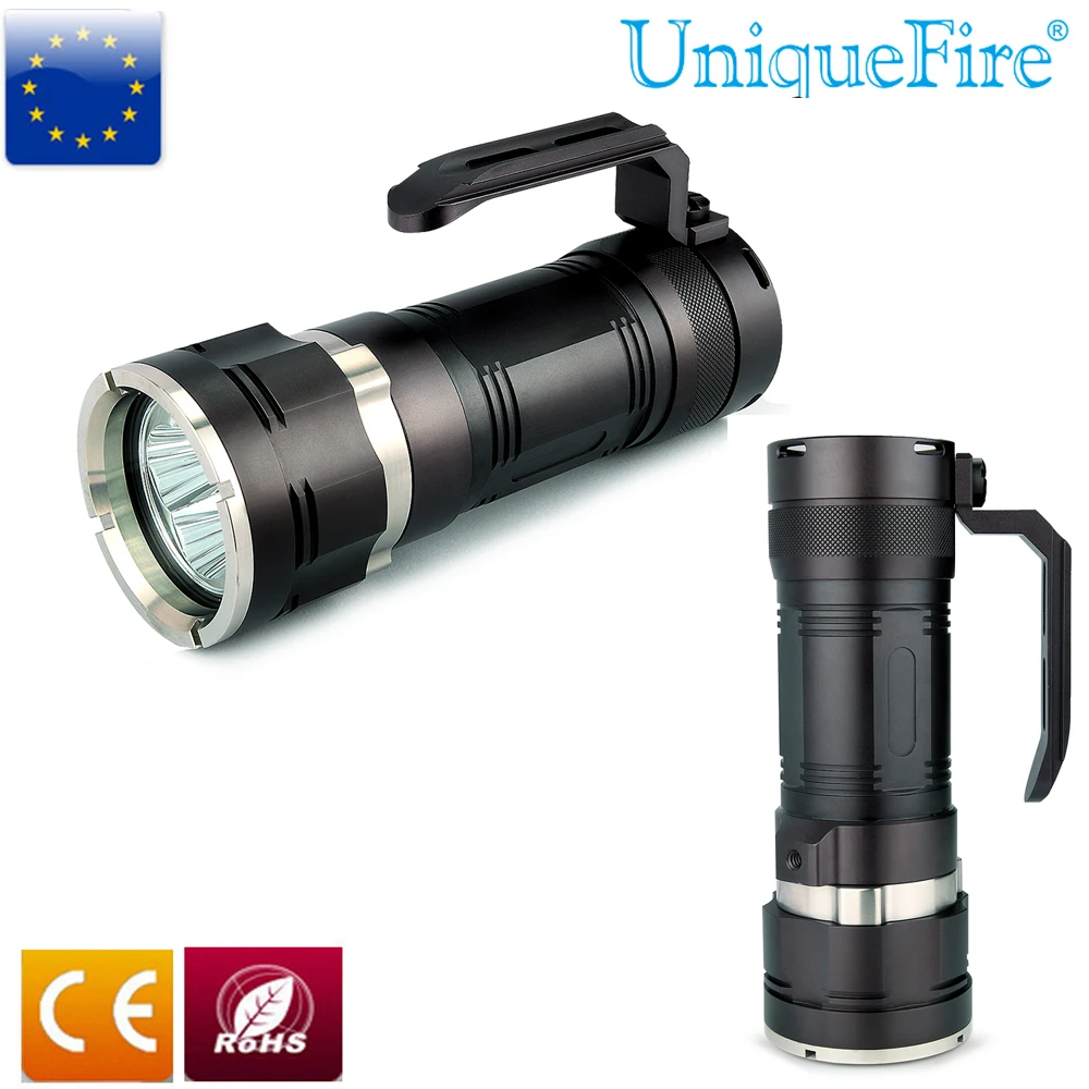 2 шт. Новый Дайвинг фонарик 4000LM UniqueFire DT6 с 4 * Cree XM-L2 LED Лампы факел лампы Подводные | и