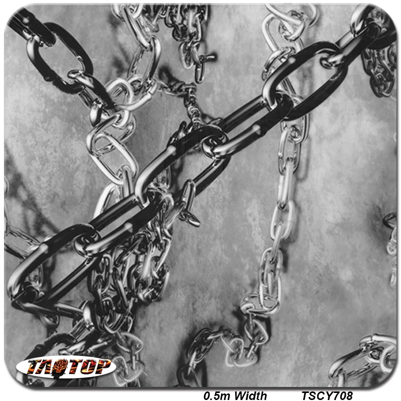iTAATOP TSCY708 0.5M*10M Real Chain Black Hydro Dipping Water Transfer Printing Liquid Dipping Films
iTAATOP TSCY708 0.5M*10M Real Chain Black Hydro Dipping Water Transfer Printing Liquid Dipping Films
