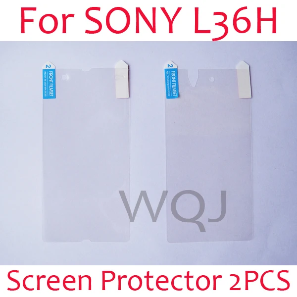 For Sony Xperia Z L36i L36h Free Shipping Clear Screen Protector with Retail Package (Front+Back) | Мобильные телефоны и
