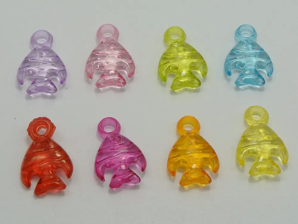 200pcs 100pcs 50pcs Mixed Color Transparent Acrylic Tropical Fish Charm Pendants 17X11mm Ornament decoration
200pcs 100pcs 50pcs Mixed Color Transparent Acrylic Tropical Fish Charm Pendants 17X11mm Ornament decoration