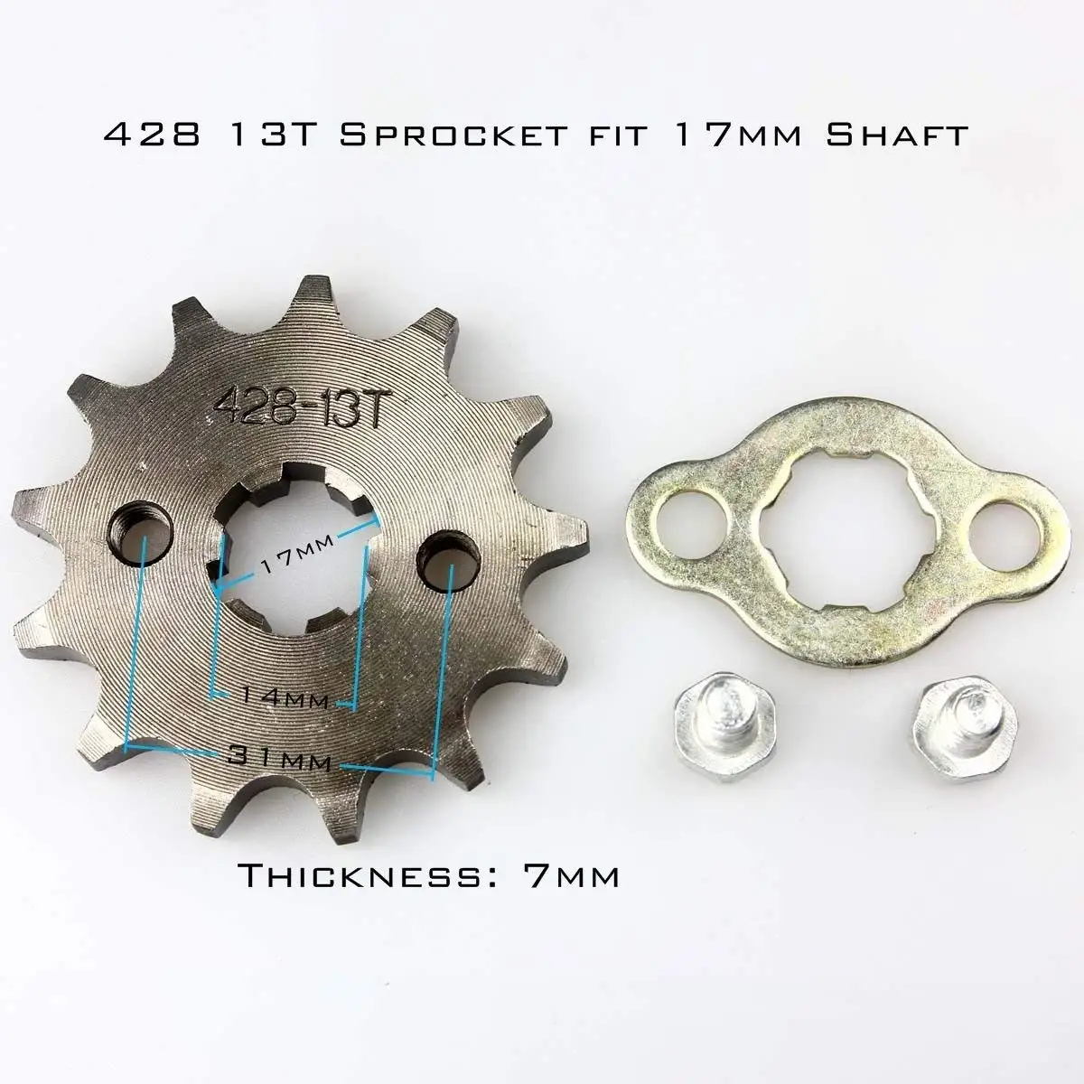 Xzilla Sprocket Front 428-13T 17mm Motorcycle ATV Dirtbike Motorcycle Parts Free Shipping
Xzilla Sprocket Front 428-13T 17mm Motorcycle ATV Dirtbike Motorcycle Parts Free Shipping