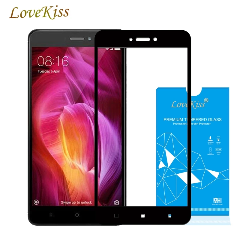 Lovekiss 9H закаленное стекло для Xiaomi Redmi Note 4 глобальная версия 4X 32 Гб полноэкранная