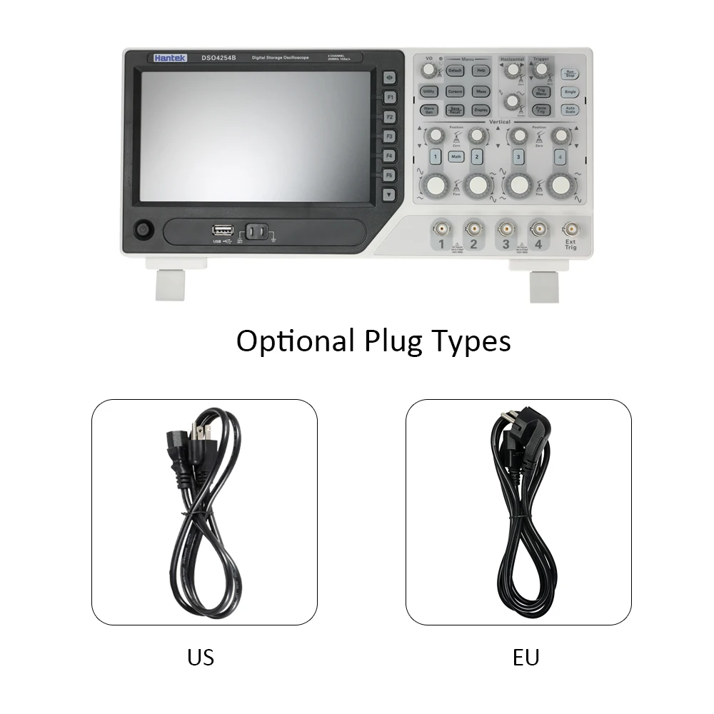 Hantek DSO4254B Bench-type Digital Storage Oscilloscope 4CH usb oscilloscopes analyzer Bandwidth 8-bit 250MHz 1GS/s Sample Rate
Hantek DSO4254B Bench-type Digital Storage Oscilloscope 4CH usb oscilloscopes analyzer Bandwidth 8-bit 250MHz 1GS/s Sample Rate
