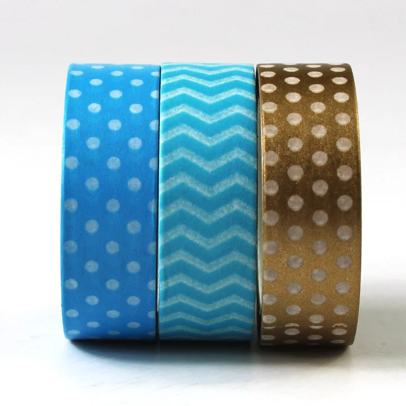 3 Rolls Dot Water Ripple Washi Tape Set Decoration Paper Masking Tapes Label Adhesive Tape DIY Scrapbook Sticker,15mm*10m
3 Rolls Dot Water Ripple Washi Tape Set Decoration Paper Masking Tapes Label Adhesive Tape DIY Scrapbook Sticker,15mm*10m