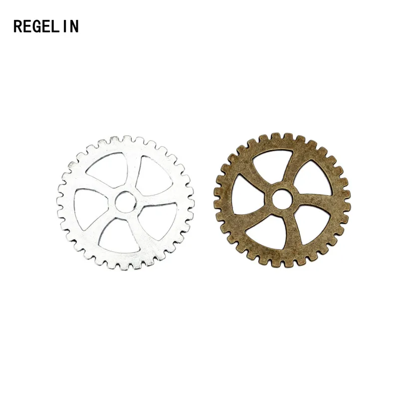REGELIN New Punk Wheel Gear Antique Silver color Charms Pendant Fit Retro Necklace DIY Jewelry Making 10pcs/lot 40mm
REGELIN New Punk Wheel Gear Antique Silver color Charms Pendant Fit Retro Necklace DIY Jewelry Making 10pcs/lot 40mm