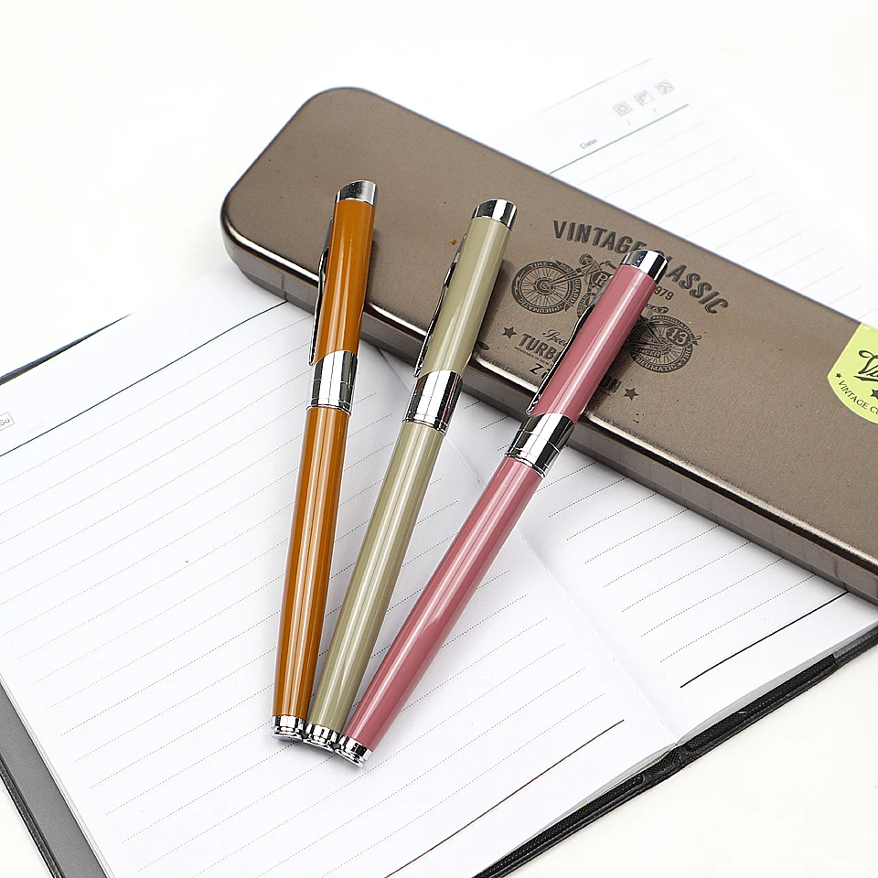 High Quality Brand Metal Ballpoint Pen Luxury Roller Pen 0.5 Blue and Black Refill For Business Writing Office School Supplies
High Quality Brand Metal Ballpoint Pen Luxury Roller Pen 0.5 Blue and Black Refill For Business Writing Office School Supplies