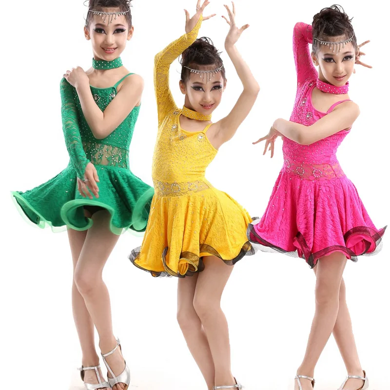 Kids Sequined Ballroom Competition dancing dress Latin Dance Dress Girls Dance wear Costumes Kids Waltz Flamenco dance Outfits
Kids Sequined Ballroom Competition dancing dress Latin Dance Dress Girls Dance wear Costumes Kids Waltz Flamenco dance Outfits