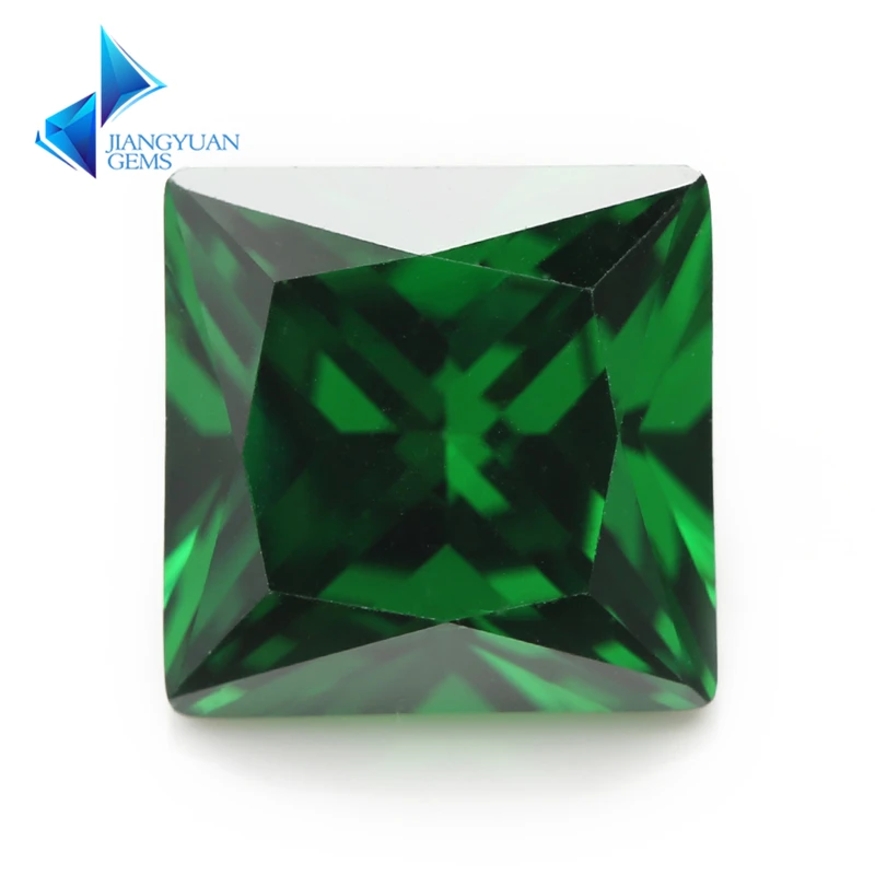 Size 2x2~10x10mm Square Shape Princess Cut AAAAA Green Zirconia Stone Synthetic Gems CZ stone For Jewelry
Size 2x2~10x10mm Square Shape Princess Cut AAAAA Green Zirconia Stone Synthetic Gems CZ stone For Jewelry