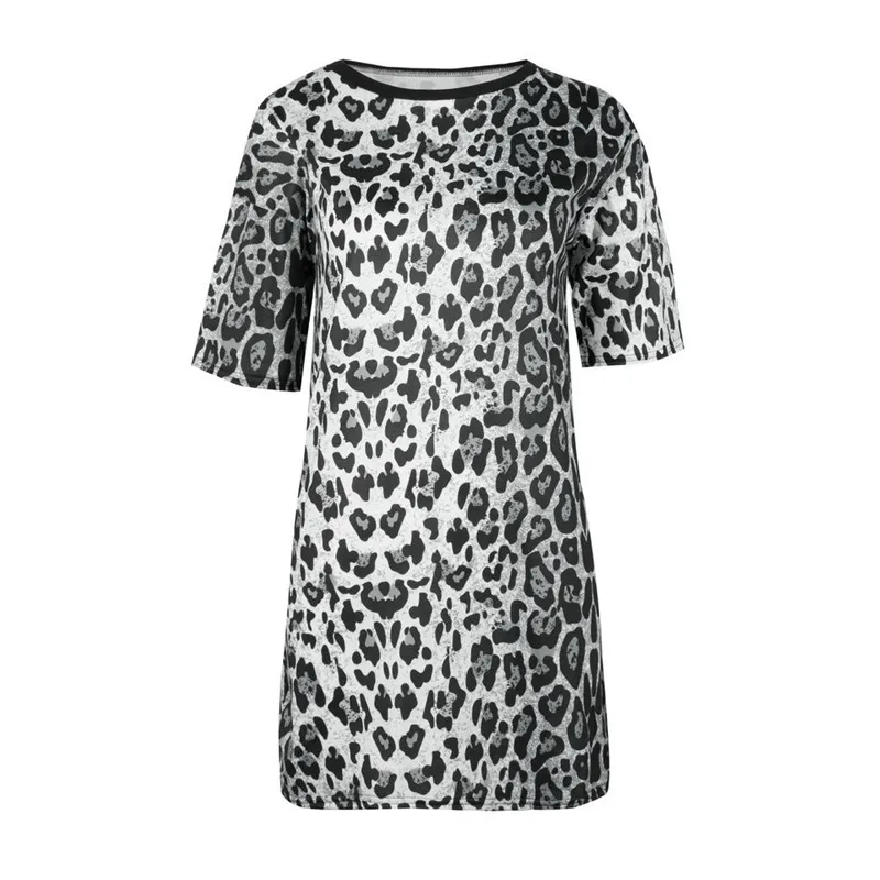 Sexy Leopard Mini Dress Slim Fit Midi Shirt Dress O-Neck Short Sleeve Party Club Dresses Streetwear Women Black Sundress Robe
Sexy Leopard Mini Dress Slim Fit Midi Shirt Dress O-Neck Short Sleeve Party Club Dresses Streetwear Women Black Sundress Robe