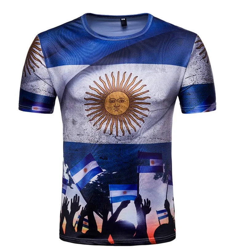 2018 футбольная Джерси Бразилия Франция Англия Аргентина Fan рубашка футбольные