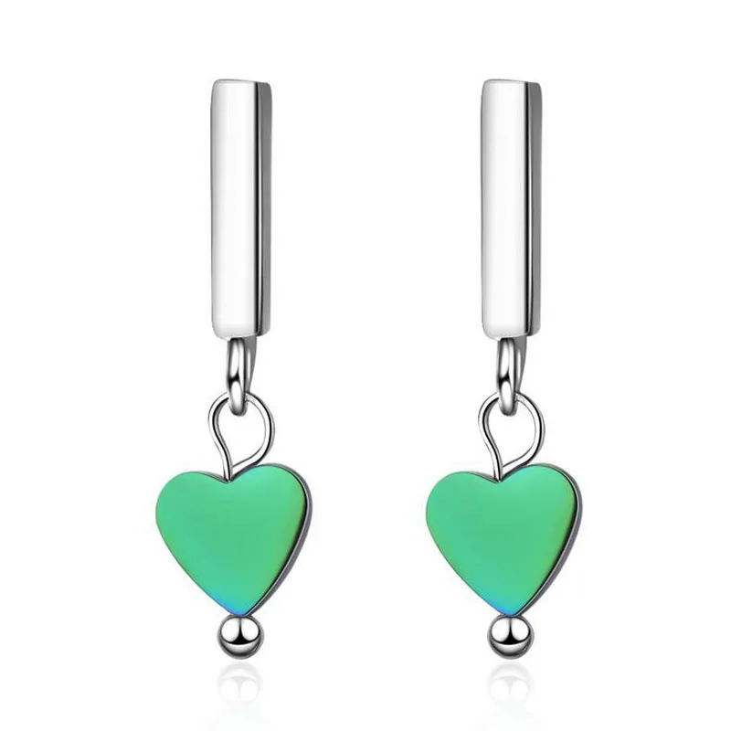 Women Fashion 925 Silver Colorful Crystal Bead Heart Dangle Earring For Girl Female Simple Party Earring Sweet Gift Jewelry E644
Women Fashion 925 Silver Colorful Crystal Bead Heart Dangle Earring For Girl Female Simple Party Earring Sweet Gift Jewelry E644