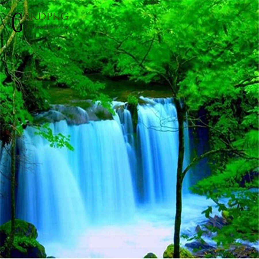 5d diamond painting waterfall drill full drill square diamond embroidery Cross stitch pictures of rhinestones Wedding decoration
5d diamond painting waterfall drill full drill square diamond embroidery Cross stitch pictures of rhinestones Wedding decoration