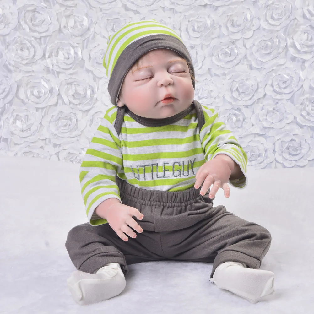 57cm Lifelike whole Silicone Reborn Baby handmade alive 23'' Newborn Baby Dolls so Truly Kids Playmates birthday Christmas gift
57cm Lifelike whole Silicone Reborn Baby handmade alive 23'' Newborn Baby Dolls so Truly Kids Playmates birthday Christmas gift